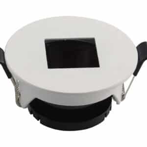 ТЯЛО ЗА GU10 БЯЛО АЛУМИНИЙ IP20 MAX-35W 01