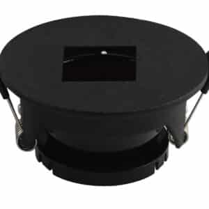 ТЯЛО ЗА GU10 ЧЕРНО АЛУМИНИЙ IP20 MAX-35W 01