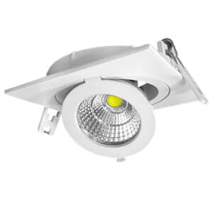 12W LED ЛУНА COB КВАДРАТНА РЕГУЛИРУЕМА 6000K