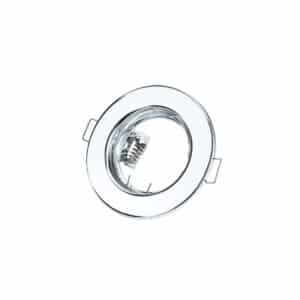 2БР/КУТИЯ КРЪГЪЛ КОРПУС ФИКСИРАНА ХРОМ ТЯЛО Ø82x29mm Ø75mm G5.3