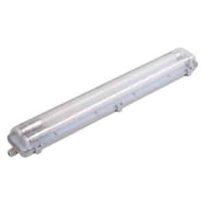 ТЯЛО С ЕДНОСТРАННА LED ПУРА T8 2х60CM 2х9W IP65 6000K