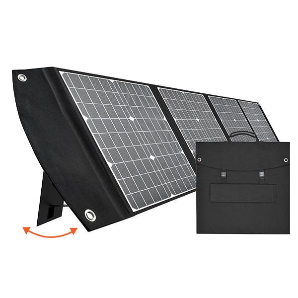 СОЛАРЕН ПАНЕЛ 200W ВОДОУСТОЙЧИВ O DC18V/11.1A 2хUSB-A-QC3.0 TYPE-C-PD45W MC4