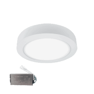 STELLAR LED ПАНЕЛ КРЪГЪЛ ОТКРИТ МОНТАЖ 24W 2700K+ АВАРИЕН БЛОК