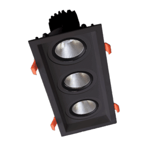 ТРОЙНА ПОДВИЖНА LED ЛУНА 3X15W 230V 4000K ЧЕРНА