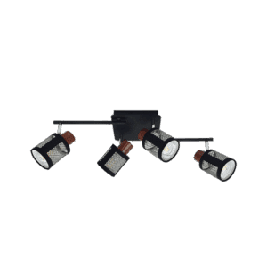 DELIA СПОТ 4XE27 ЧЕРЕН