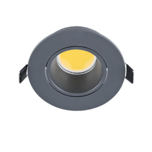 LED ПЛАСТМАСОВА КРЪГЛА ЛУНА COB 7W E14/E27 2700K ГРАФИТ