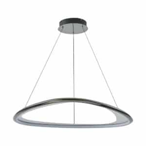 LED ПЕНДЕЛ GETAFE MD3888-1L-3BCT 57W 3000K ЧЕРЕН/ХРОМ