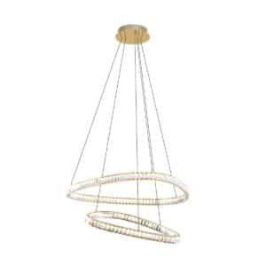 LED ПЕНДЕЛ ATHESA MD3169-2-3GT 38W 3000K/4000K/6000K ЗЛАТО
