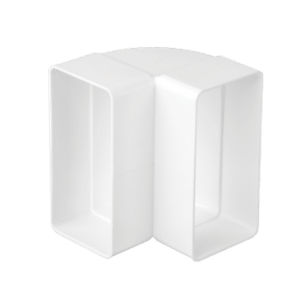 EL02-406 КОЛЯНО ВЕРТИКАЛНО 90° ПЛОСЪК ВЪЗДУХОВОД 110X55