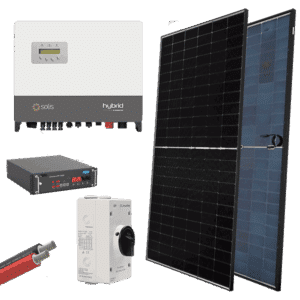 ХИБР. СИСТЕМА 3Р/6KW 580W ПАНЕЛИ С БАТЕРИЯ