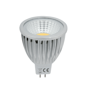 LED ЛАМПА LEDCOB 5W GU5.3 12V AC/DC ТОПЛО БЯЛ