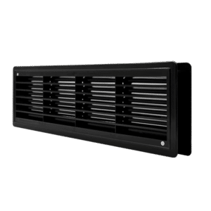 EL02-129 ВЕНТ.РЕШЕТКА ЗА ВРАТА 115X430MM ЧЕРЕН