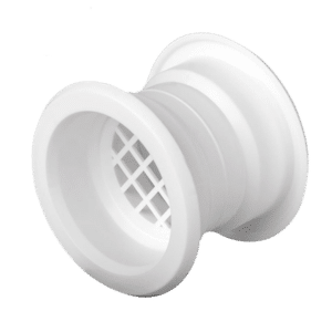 EL02-114 ВЕНТ.РЕШЕТКА ЗА ВРАТА Ф35-40MM 6БР. БЕЛИ