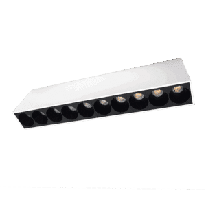 ЛИНЕЙНО ОСВЕТИТЕЛНО ТЯЛО ОТКРИТ МОНТАЖ EL-14 20W 4000K БЯЛО И ЧЕРНО