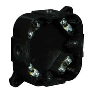 VP074-55 РАЗКЛ. КУТИЯ С КЛЕМИ 88Х88ММ IP44 ЧЕРЕН