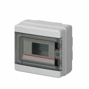 EC620 ТАБЛО ЗА ОТКРИТ МОНТАЖ 8 МОДУЛА (1Х8) IP65 СИВ