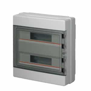 EC620 ТАБЛО ЗА ОТКРИТ МОНТАЖ 36 МОДУЛА (2Х18) IP65 СИВ
