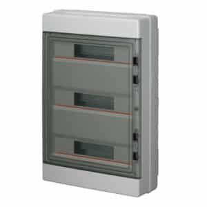 EC620 ТАБЛО ЗА ОТКРИТ МОНТАЖ 54 МОДУЛА (3Х18) IP65 СИВ